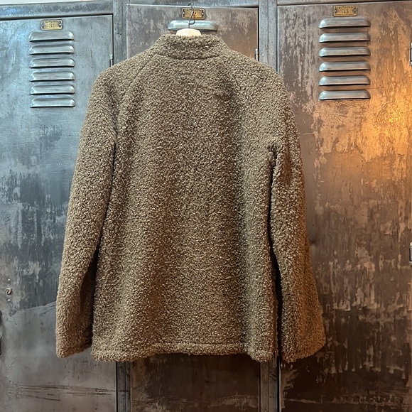 Deadwood Narvik recycled fleece and leather jacket - Picture 4 of 8